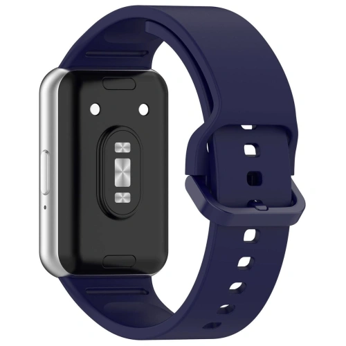 Pasek Bizon Strap Watch Silicone do Samsung Galaxy Fit 3 granatowy