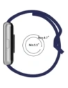 Wholesale Bizon Strap Watch Silicone Samsung Galaxy Fit 3 navy blue - BIZ4770 - {ean13} - Hurt