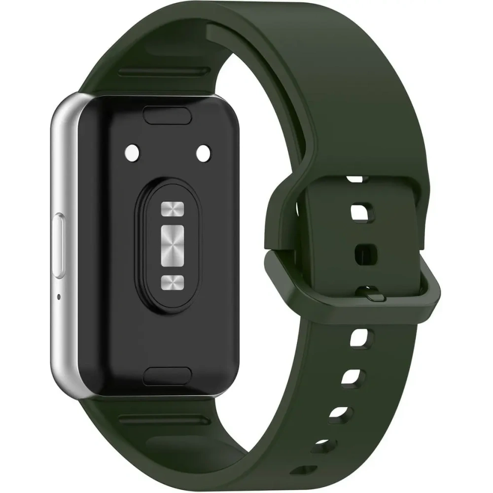 Hurtownia GSM - Pasek Bizon Strap Watch Silicone do Samsung Galaxy Fit 3 ciemnozielony - BIZ5342 - {ean13} - Hurt