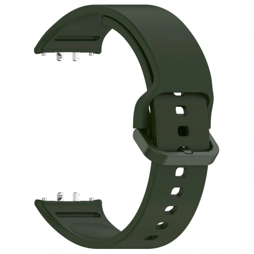 Pasek Bizon Strap Watch Silicone do Samsung Galaxy Fit 3 ciemnozielony