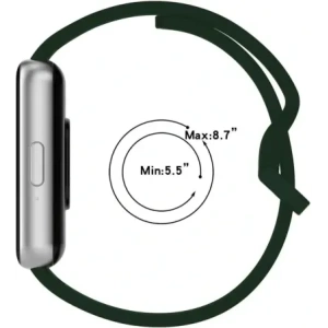 Hurtownia GSM - Bizon Szíj Óra Szilikon Samsung Galaxy Fit 3 sötétzöld - BIZ5342 - {ean13} - Hurt
