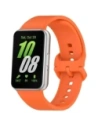 Bizon Strap Uhr Silikon Samsung Galaxy Fit 3 Karotte