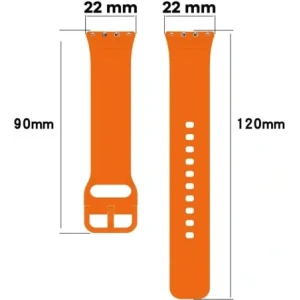 Hurtownia GSM - Bizon Strap Watch Silicone Samsung Galaxy Fit 3 sárgarépa - BIZ4772 - {ean13} - Hurt