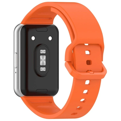 Pasek Bizon Strap Watch Silicone do Samsung Galaxy Fit 3 marchewkowy
