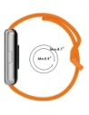 Wholesale Bizon Strap Watch Silicone Samsung Galaxy Fit 3 carrot - BIZ4772 - {ean13} - Hurt