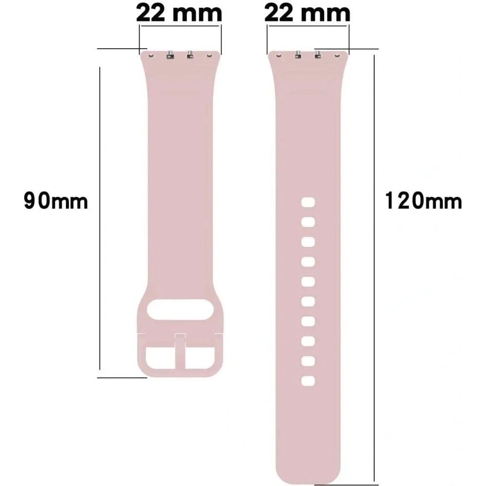 Wholesale Bizon Strap Watch Silicone Samsung Galaxy Fit 3 pink - BIZ5344 - {ean13} - Hurt