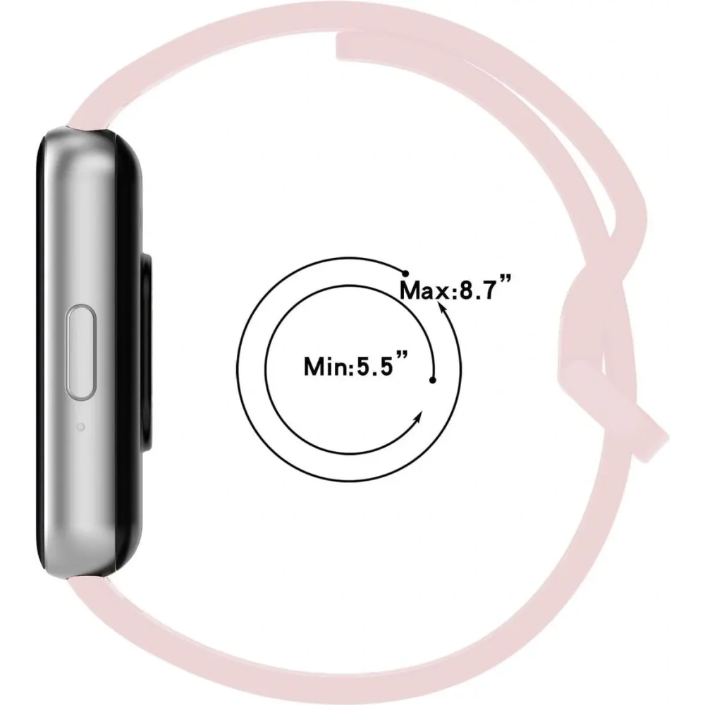 Hurtownia GSM - Bizon strapás óra szilikon Samsung Galaxy Fit 3 rózsaszín - BIZ5344 - {ean13} - Hurt