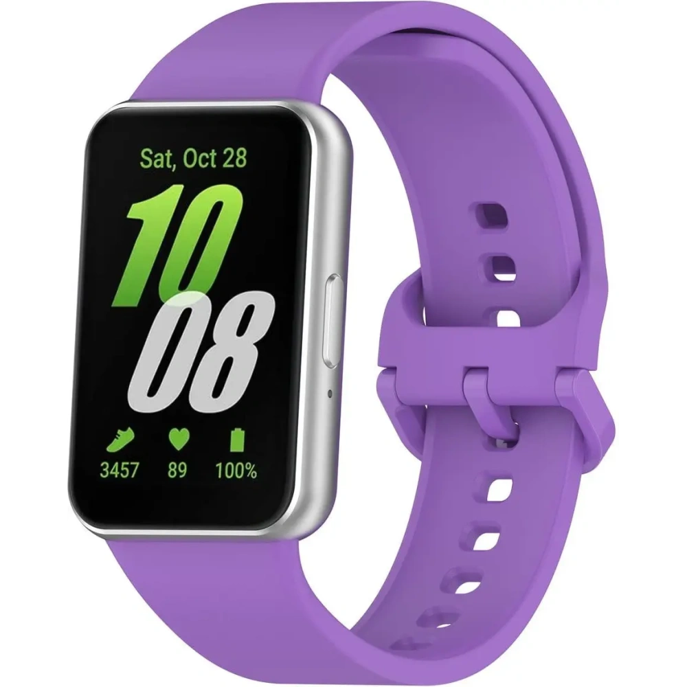 Hurtownia GSM - Pasek Bizon Strap Watch Silicone do Samsung Galaxy Fit 3 fioletowy - BIZ5345 - {ean13} - Hurt