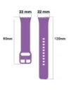 Hurtownia GSM - Pasek Bizon Strap Watch Silicone do Samsung Galaxy Fit 3 fioletowy - BIZ5345 - {ean13} - Hurt