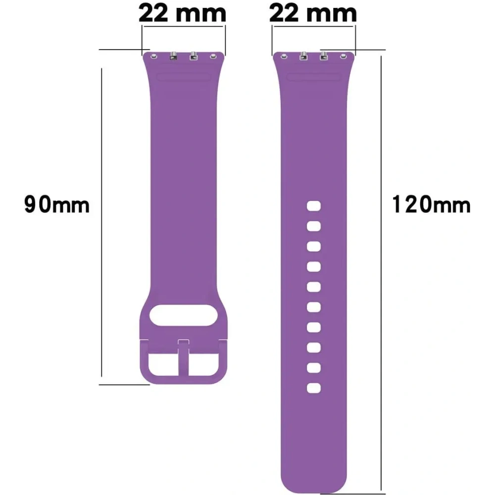 Hurtownia GSM - Pasek Bizon Strap Watch Silicone do Samsung Galaxy Fit 3 fioletowy - BIZ5345 - {ean13} - Hurt