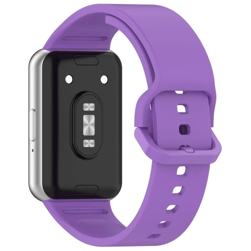 Pasek Bizon Strap Watch Silicone do Samsung Galaxy Fit 3 fioletowy