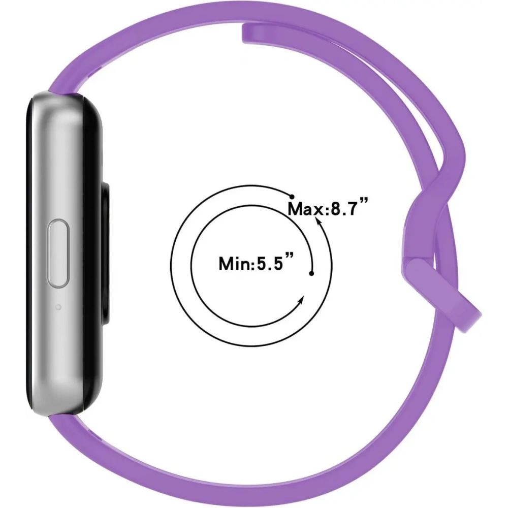 Hurtownia GSM - Ceas cu curea de silicon Bizon Samsung Galaxy Fit 3 violet - BIZ5345 - {ean13} - Hurt
