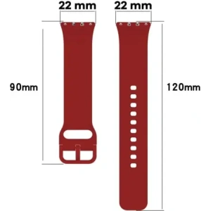 Wholesale Bizon Strap Watch Silicone Samsung Galaxy Fit 3 red - BIZ5346 - {ean13} - Hurt