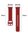 Wholesale Bizon Strap Watch Silicone Samsung Galaxy Fit 3 red - BIZ5346 - {ean13} - Hurt