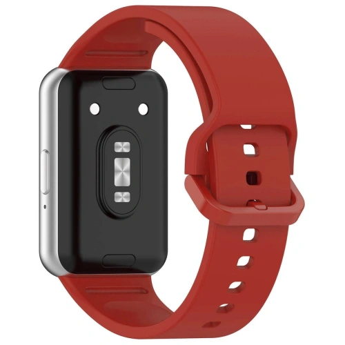 Pasek Bizon Strap Watch Silicone do Samsung Galaxy Fit 3 czerwony
