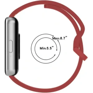 Wholesale Bizon Strap Watch Silicone Samsung Galaxy Fit 3 red - BIZ5346 - {ean13} - Hurt