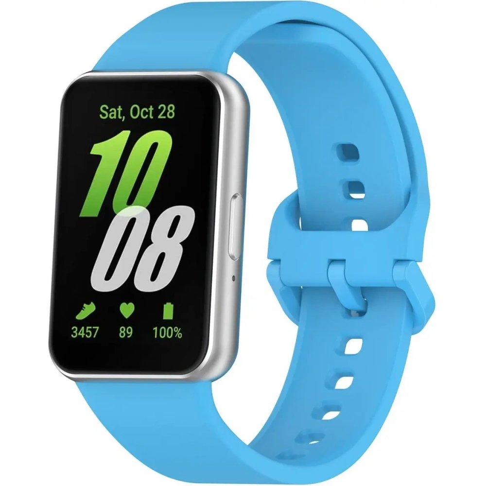 Hurtownia GSM - Bizon szíj órája szilikon Samsung Galaxy Fit 3 kék - BIZ5347 - {ean13} - Hurt
