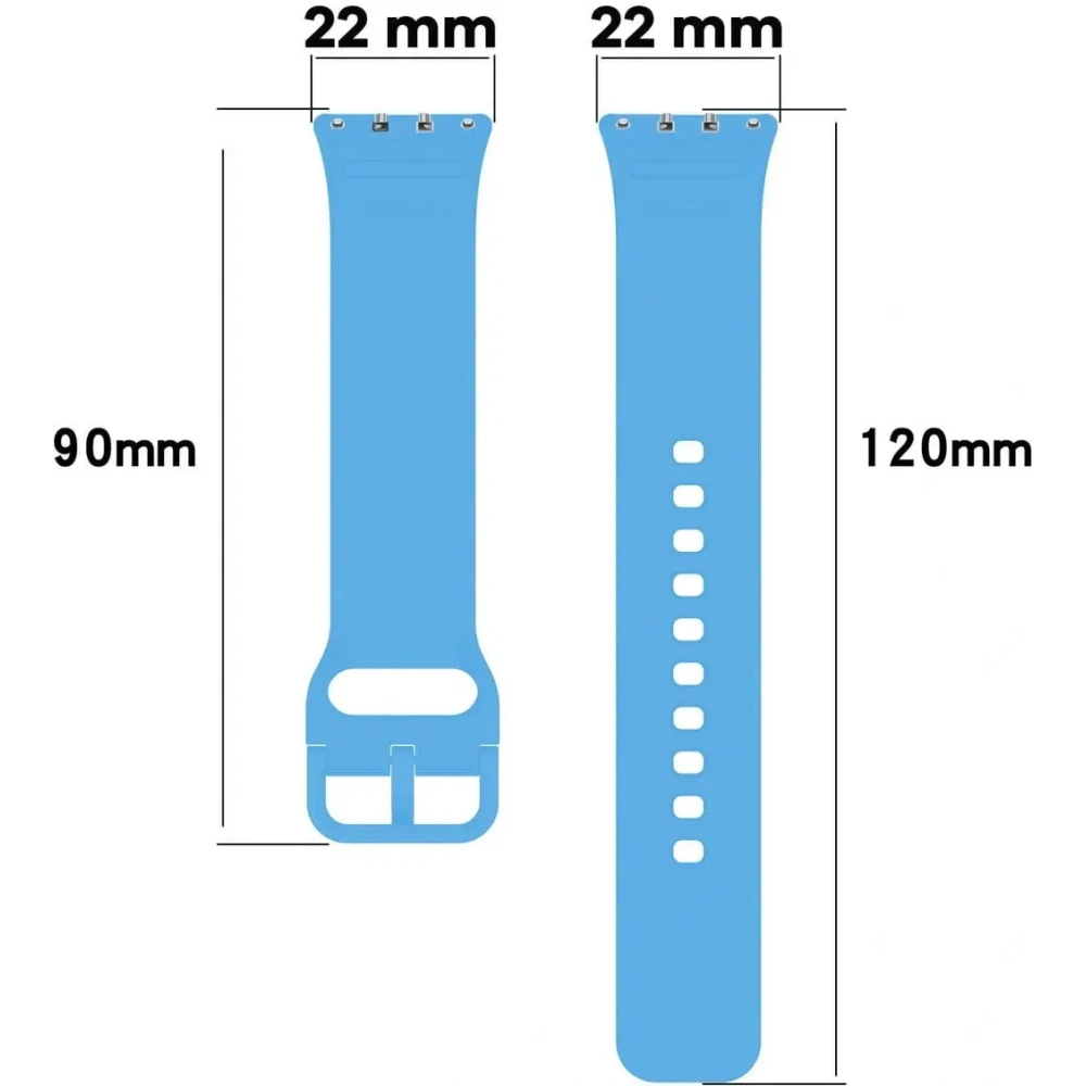 Hurtownia GSM - Pasek Bizon Strap Watch Silicone do Samsung Galaxy Fit 3 błękitny - BIZ5347 - {ean13} - Hurt