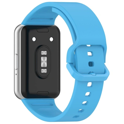 Pasek Bizon Strap Watch Silicone do Samsung Galaxy Fit 3 błękitny