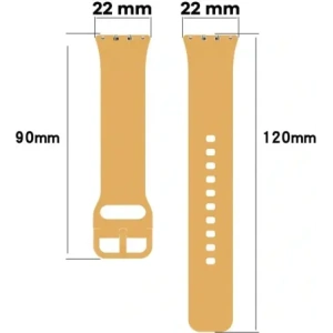 Hurtownia GSM - Bizon Szíj Óra Szilikon Samsung Galaxy Fit 3 sárga - BIZ5348 - {ean13} - Hurt