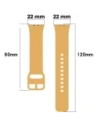 Wholesale Bizon Strap Watch Silicone Samsung Galaxy Fit 3 yellow - BIZ5348 - {ean13} - Hurt