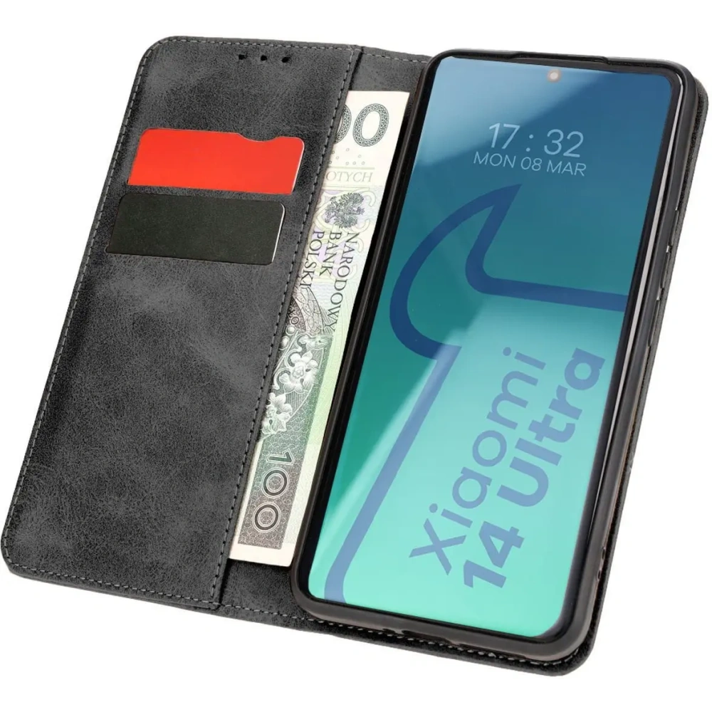 Hurtownia GSM - Bizon Case Pocket Pro Xiaomi 14 Ultra negru - BIZ5351 - {ean13} - Hurt