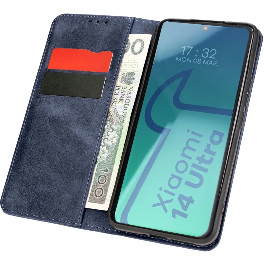 Hurtownia GSM - Bizon Case Pocket Pro Xiaomi 14 Ultra albastru marin - BIZ5352 - {ean13} - Hurt