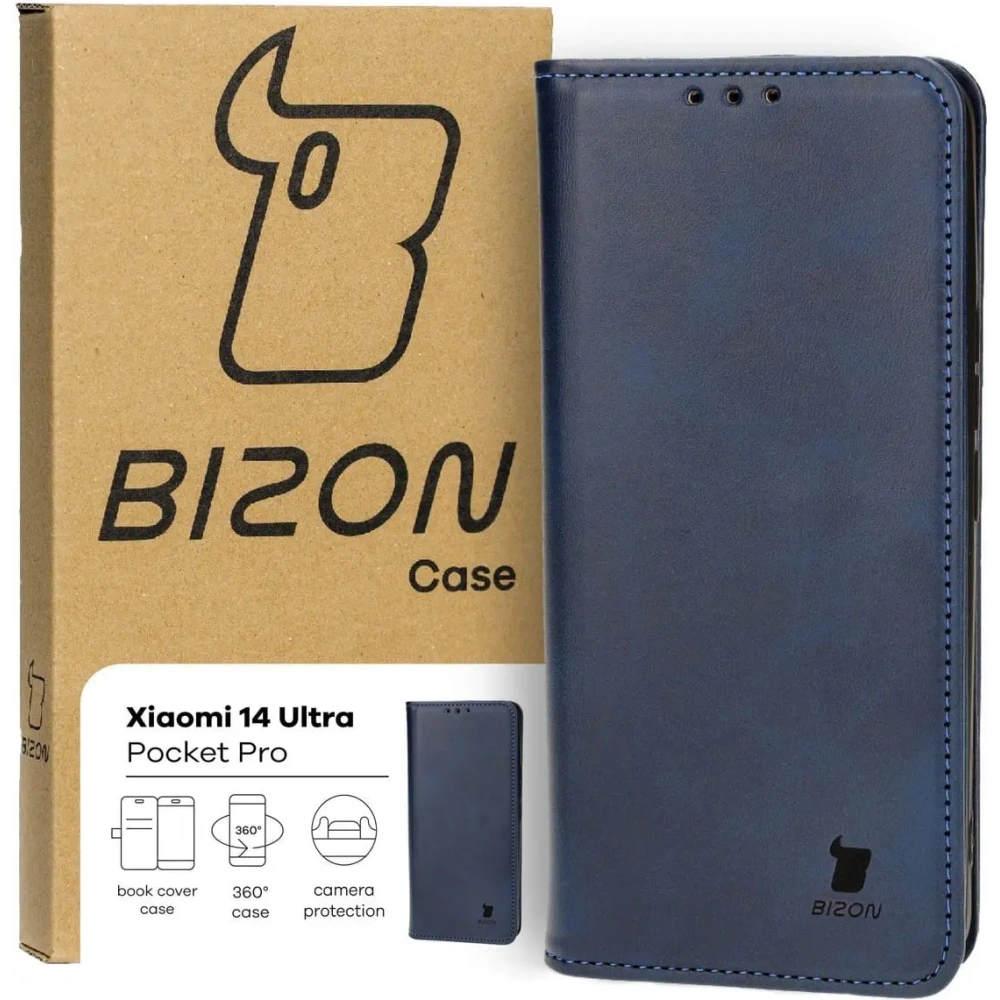 Hurtownia GSM - Bizon Case Pocket Pro Xiaomi 14 Ultra albastru marin - BIZ5352 - {ean13} - Hurt