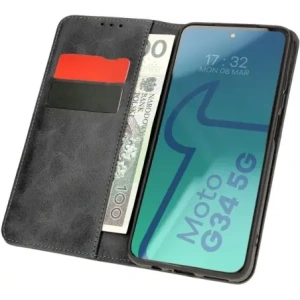Wholesale Bizon Case Pocket Pro Motorola Moto G34 5G black - BIZ5354 - {ean13} - Hurt