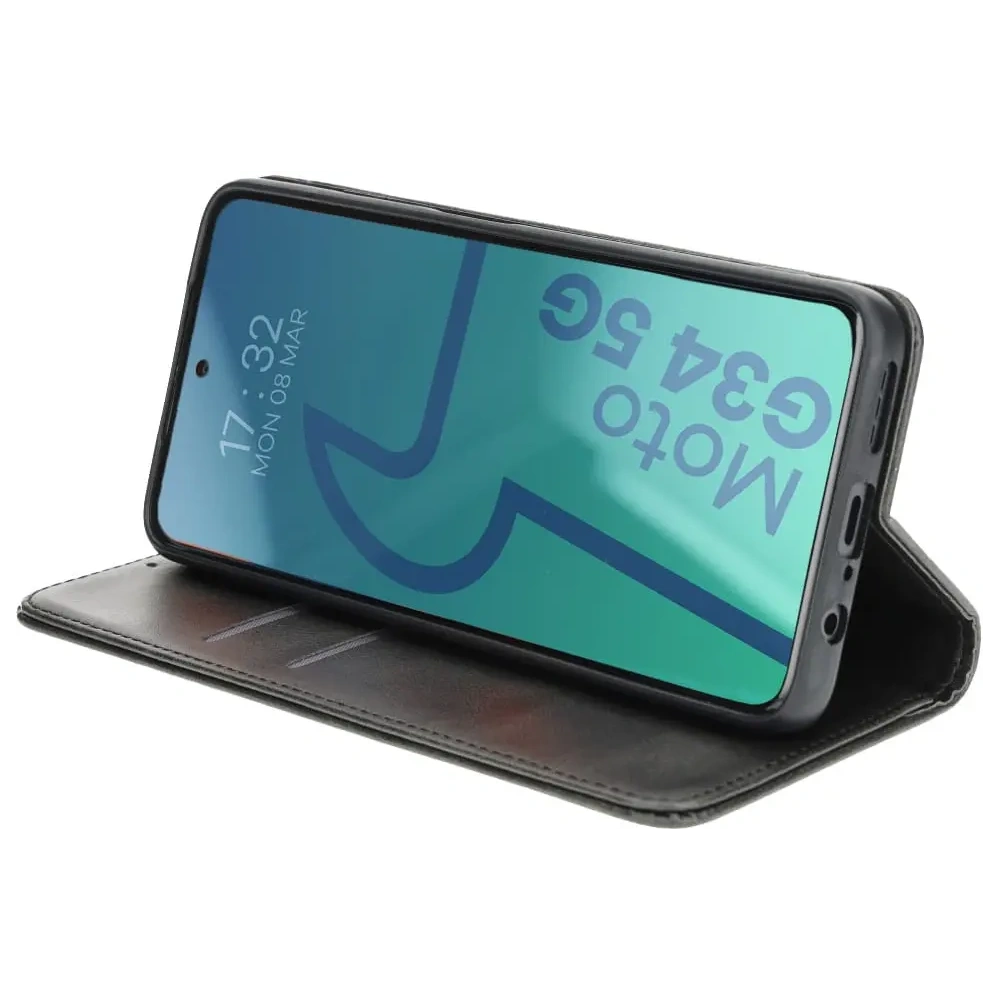 Hurtownia GSM - Bizon Case Pocket Pro Motorola Moto G34 5G negru - BIZ5354 - {ean13} - Hurt