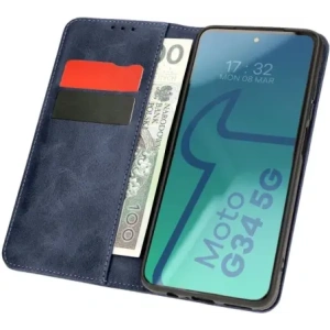 Hurtownia GSM - Bizon Case Pocket Pro Motorola Moto G34 5G marineblau - BIZ5355 - {ean13} - Hurt