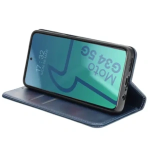 Hurtownia GSM - Etui z klapką Bizon Case Pocket Pro do Motorola Moto G34 5G granatowe - BIZ5355 - {ean13} - Hurt