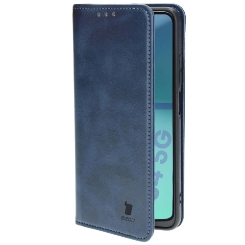 Etui z klapką Bizon Case Pocket Pro do Motorola Moto G34 5G granatowe
