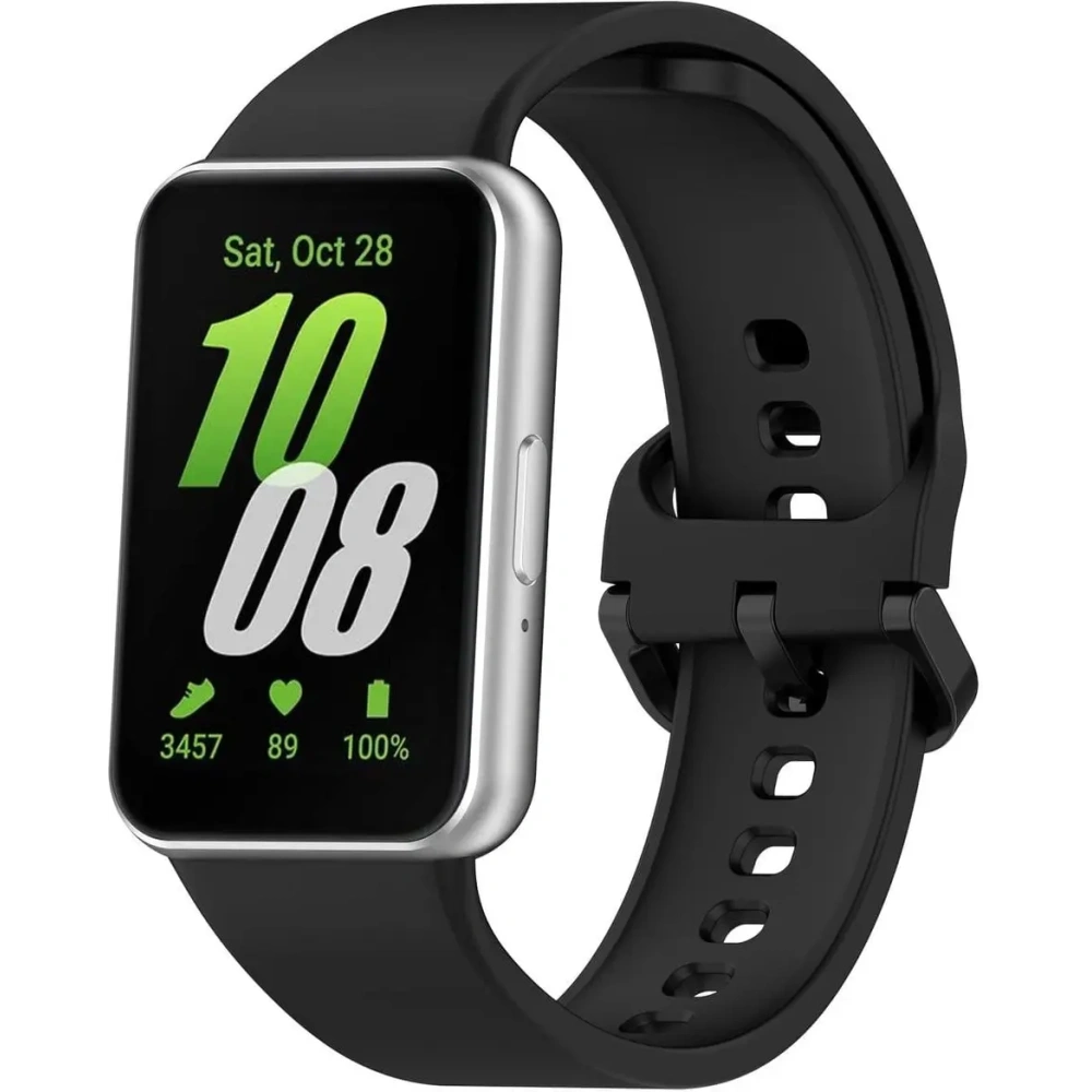 Hurtownia GSM - Pasek Bizon Strap Watch Silicone do Samsung Galaxy Fit 3 czarny - BIZ5356 - {ean13} - Hurt