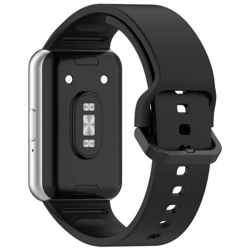 Pasek Bizon Strap Watch Silicone do Samsung Galaxy Fit 3 czarny