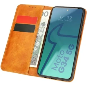 Hurtownia GSM - Bizon Case Pocket Pro Motorola Moto G34 5G braun - BIZ5357 - {ean13} - Hurt