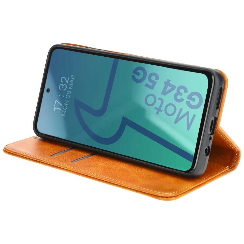 Hurtownia GSM - Bizon Case Pocket Pro Motorola Moto G34 5G barna - BIZ5357 - {ean13} - Hurt