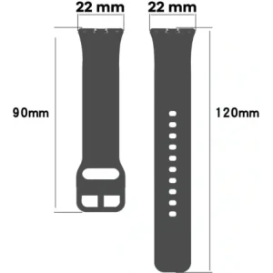 Hurtownia GSM - Bizon szíjas óra szilikon Samsung Galaxy Fit 3 szürke - BIZ4787 - {ean13} - Hurt