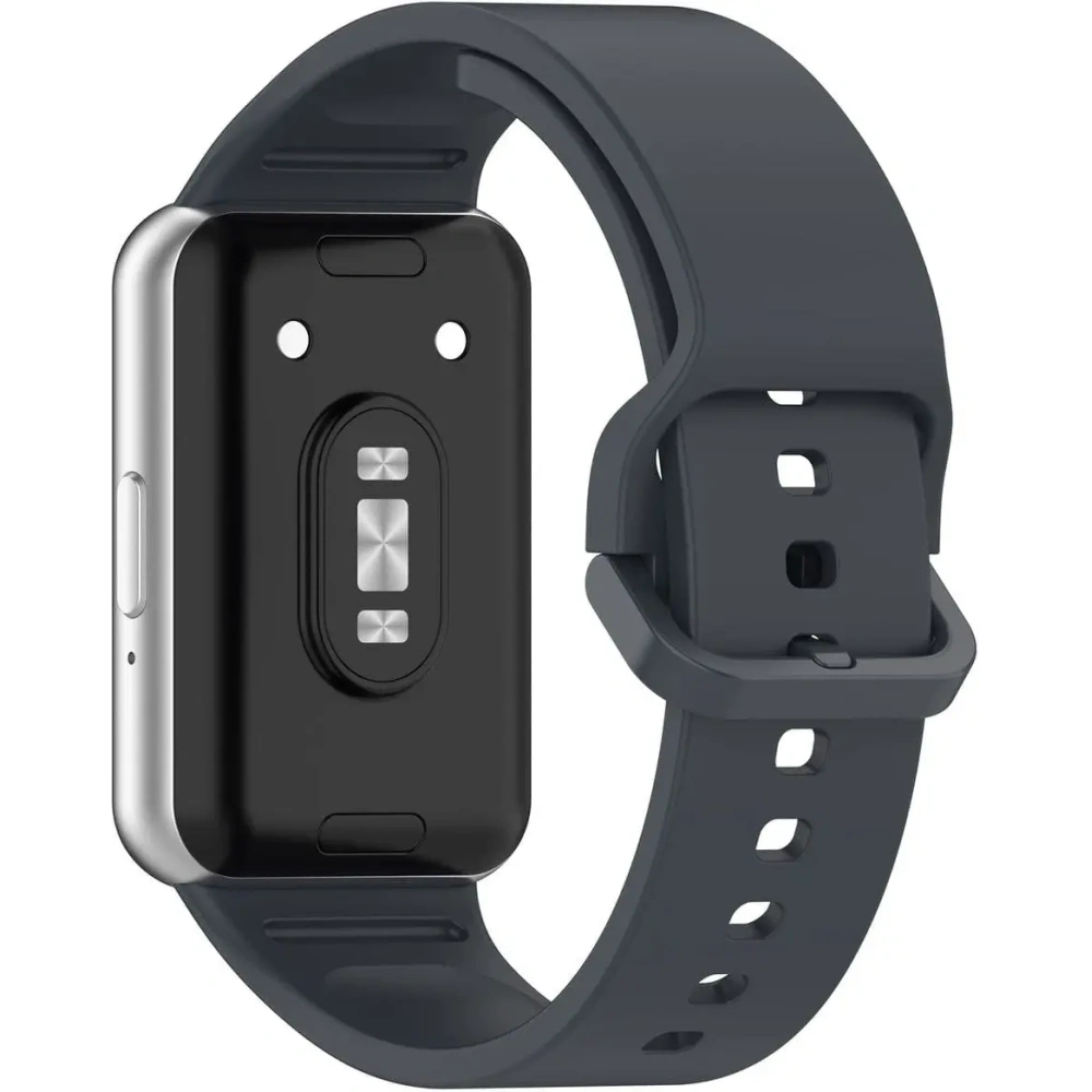 Wholesale Bizon Strap Watch Silicone Samsung Galaxy Fit 3 grey - BIZ4787 - {ean13} - Hurt