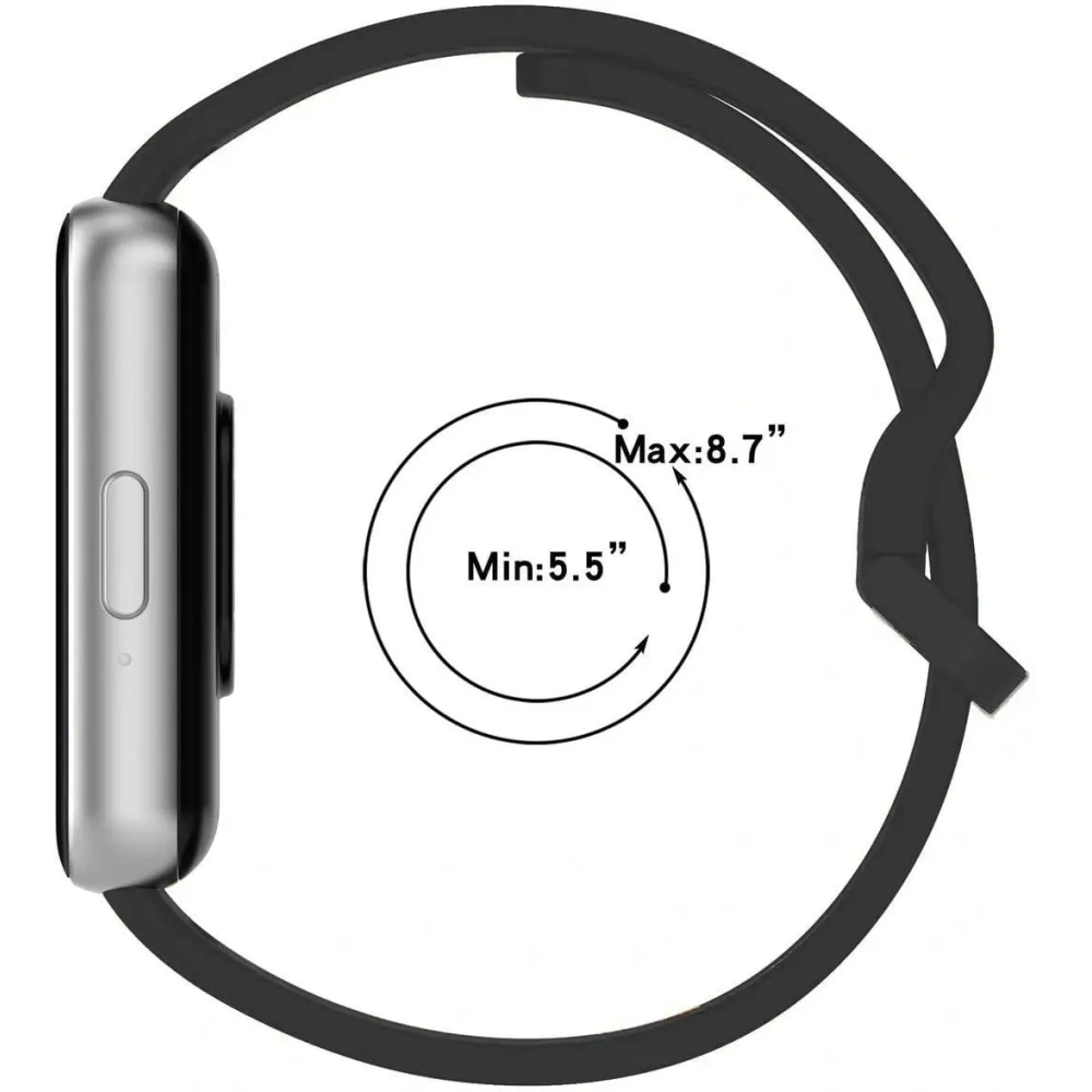 Hurtownia GSM - Bizon szíjas óra szilikon Samsung Galaxy Fit 3 szürke - BIZ4787 - {ean13} - Hurt