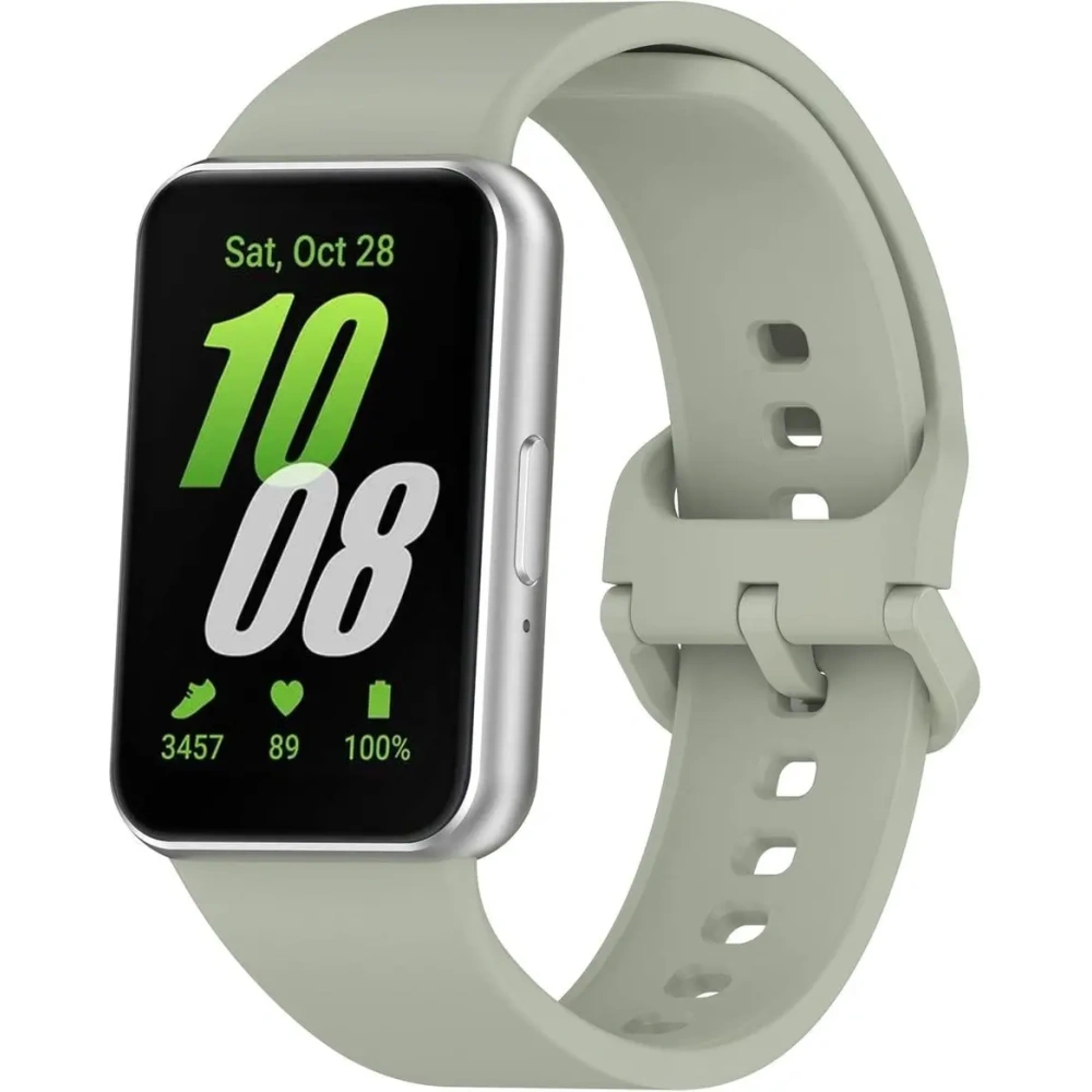 Wholesale Bizon Strap Watch Silicone Samsung Galaxy Fit 3 light green - BIZ4788 - {ean13} - Hurt