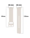 Hurtownia GSM - Pasek Bizon Strap Watch Silicone do Samsung Galaxy Fit 3 jasnoszary - BIZ5360 - {ean13} - Hurt