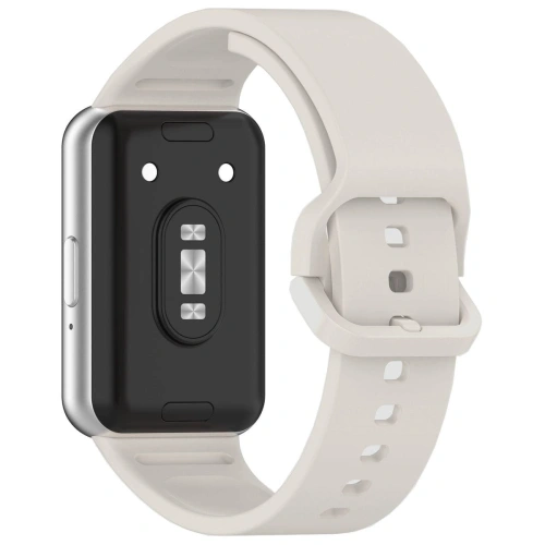 Pasek Bizon Strap Watch Silicone do Samsung Galaxy Fit 3 jasnoszary