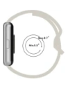 Wholesale Bizon Strap Watch Silicone Samsung Galaxy Fit 3 light grey - BIZ5360 - {ean13} - Hurt