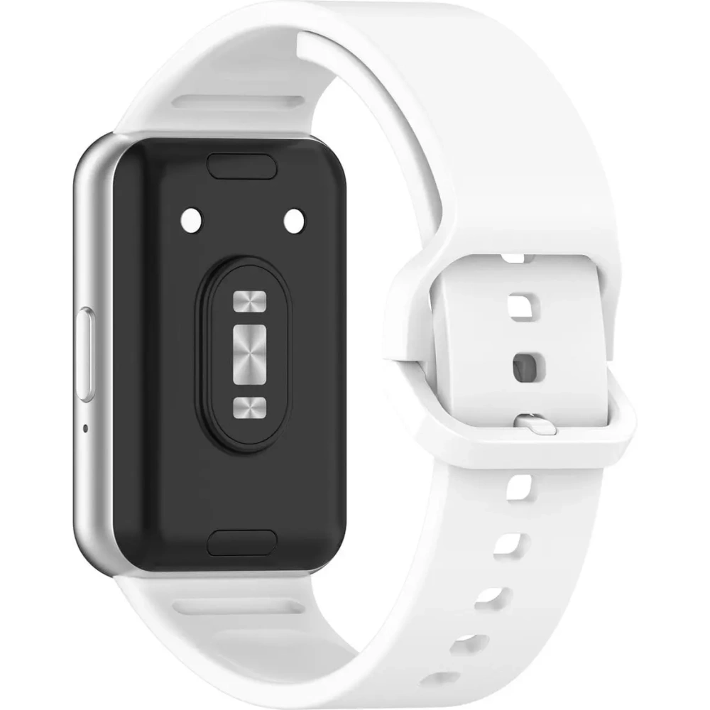 Hurtownia GSM - Pasek Bizon Strap Watch Silicone do Samsung Galaxy Fit 3 biały - BIZ5361 - {ean13} - Hurt