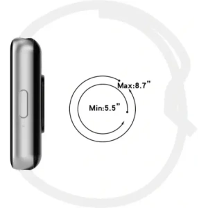 Wholesale Bizon Strap Watch Silicone Samsung Galaxy Fit 3 white - BIZ5361 - {ean13} - Hurt