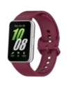 Pasek Bizon Strap Watch Silicone do Samsung Galaxy Fit 3 burgundový