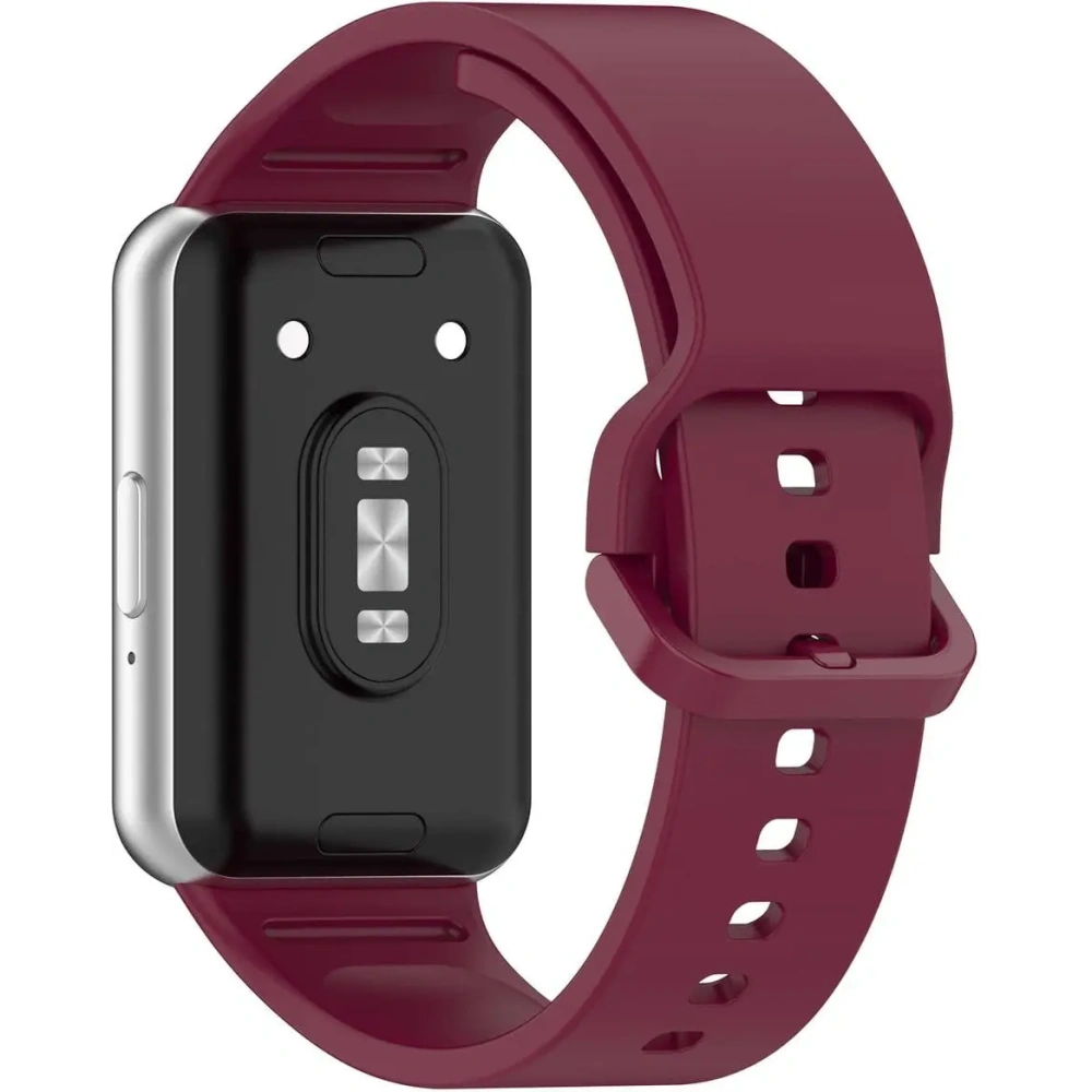 Hurtownia GSM - Pasek Bizon Strap Watch Silicone do Samsung Galaxy Fit 3 burgundowy - BIZ4791 - {ean13} - Hurt
