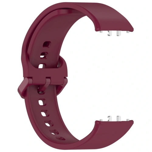 Pasek Bizon Strap Watch Silicone do Samsung Galaxy Fit 3 burgundowy