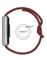 Hurtownia GSM - Bizon strapás óra szilikon Samsung Galaxy Fit 3 burgundi - BIZ4791 - {ean13} - Hurt